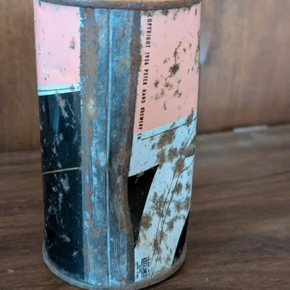 Vintage Meister Brau Beer Can 1956 Heavily Rusted - Picture 9 of 11
